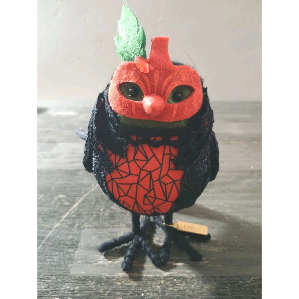 Target 2018 Citrine Bird Hyde and Eek Orange Pumpkin Mask Halloween Masquerade